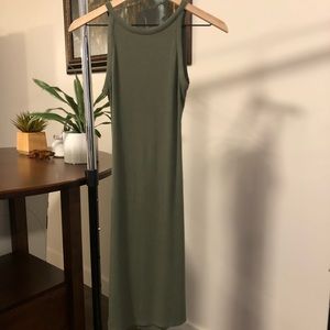 Olive Green Bodycon Dress